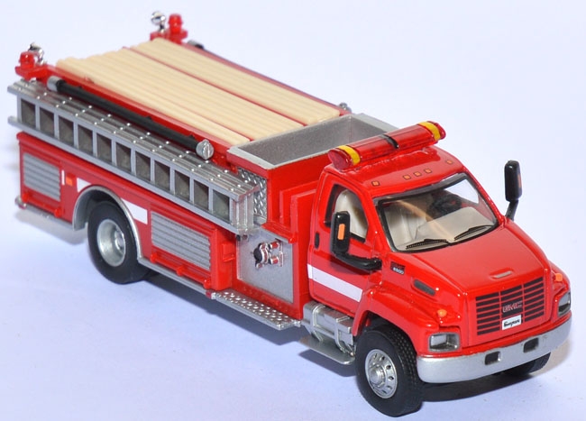 GMC pump truck Feuerwehr rot