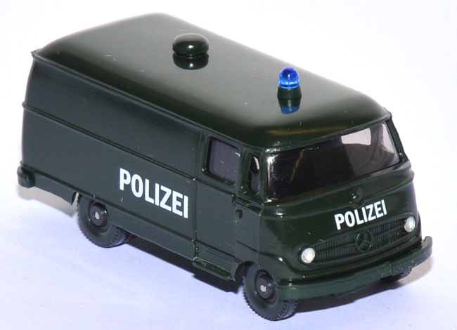 Mercedes-​Benz L 309 Kasten Polizei tannengrün