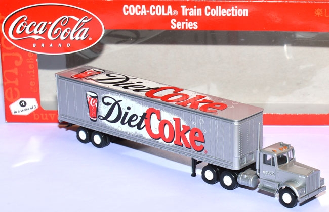 Kenworth With 45 ft Trailer Diet Coke - Coca-Cola rot