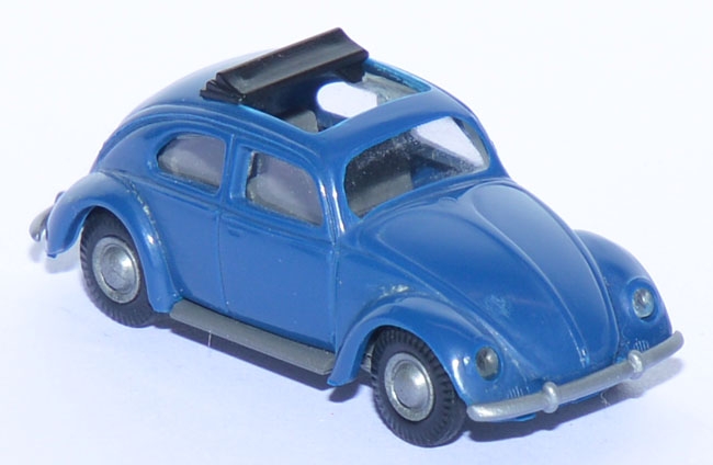 VW Käfer 1200 mit Faltdach blau