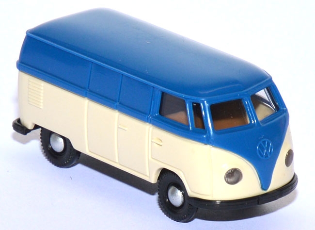 VW T1 Kasten blau / cremeweiß