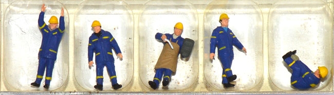 Figuren THW-Helfer, Schweißer Einsatzkleidung 1999