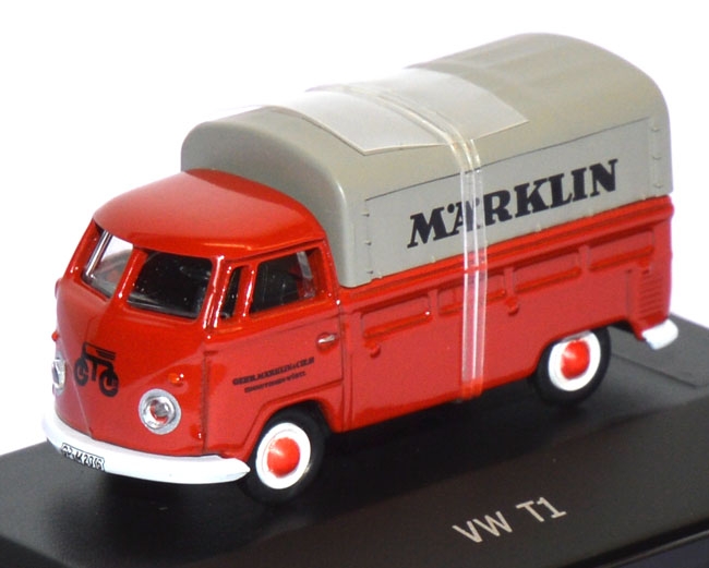 VW T1 Pritsche mit Plane Märklin rot