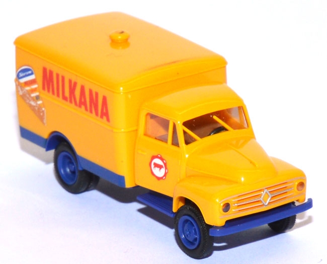 Borgward B 1500 Koffer-​LKW Milkana gelb