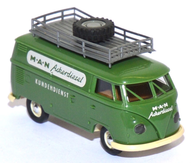 VW T1 Kasten MAN Ackerdiesel Kundendienst grün