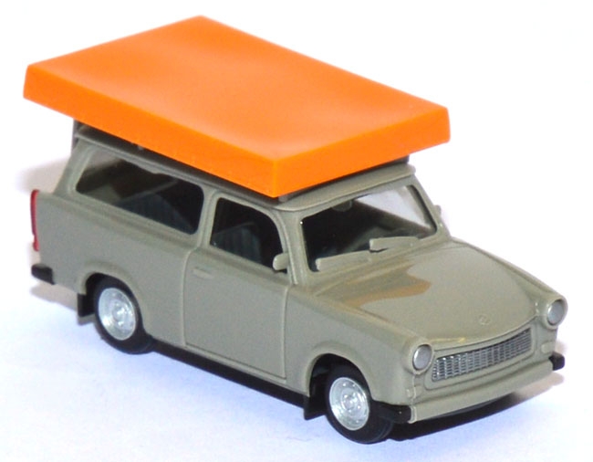 Trabant 601 S Universal mit Dachzelt (Fahrzustand) grau