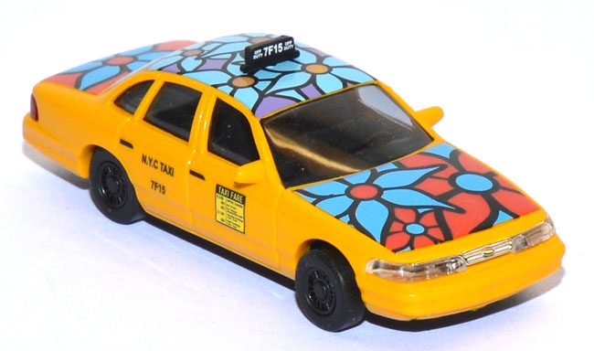 Ford Crown Victoria blue flower Taxi 49031