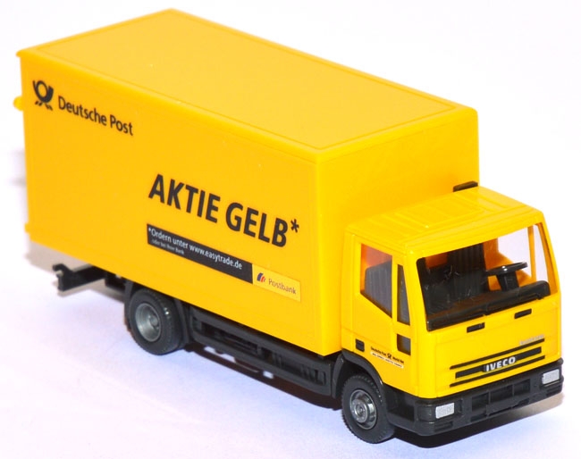 Iveco EuroCargo Koffer-​LKW Deutsche Post Aktie Gelb gelb