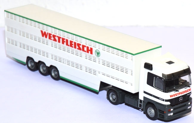 Mercedes-Benz Actros 1857 Viehtransport-Sattelzug Westfleisch