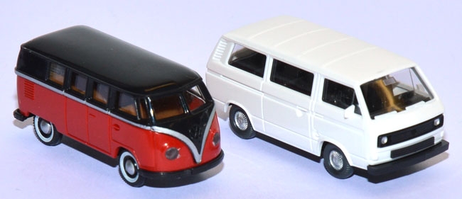 Set Volkswagen 40 Jahre Transporter VW Bus T1 und T3