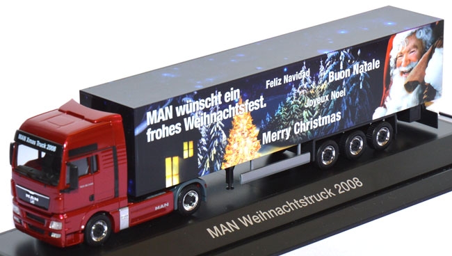 MAN TGX 18.540 Koffersattelzug - Weihnachtstruck 2008