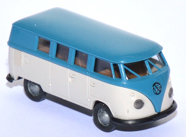 VW T1 Bus blau / silbergrau