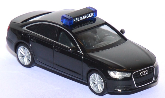 Audi A6 Limousine Bundeswehr Feldjäger schwarz