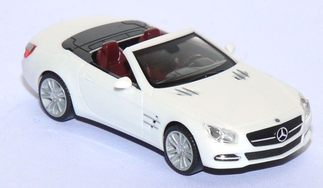 Mercedes-Benz SL-Klasse Cabrio mit Hardtop zirrusweiß