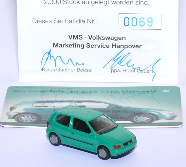 VW Polo 3 2türig mit Telefonkarte