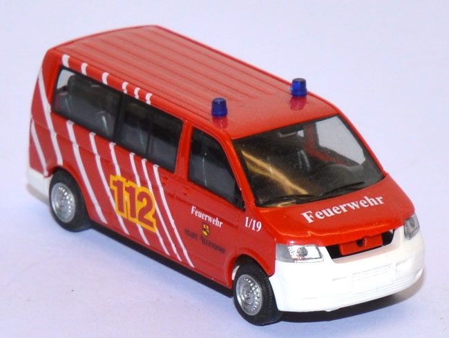 VW T5 Bus Stadt Aulendorf Feuerwehr