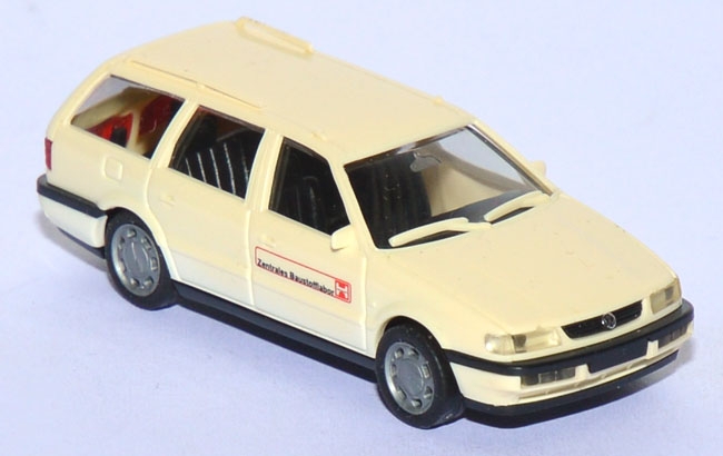 VW Passat III Variant Philipp Holzmann Bau - Zentrales Baustofflabor creme