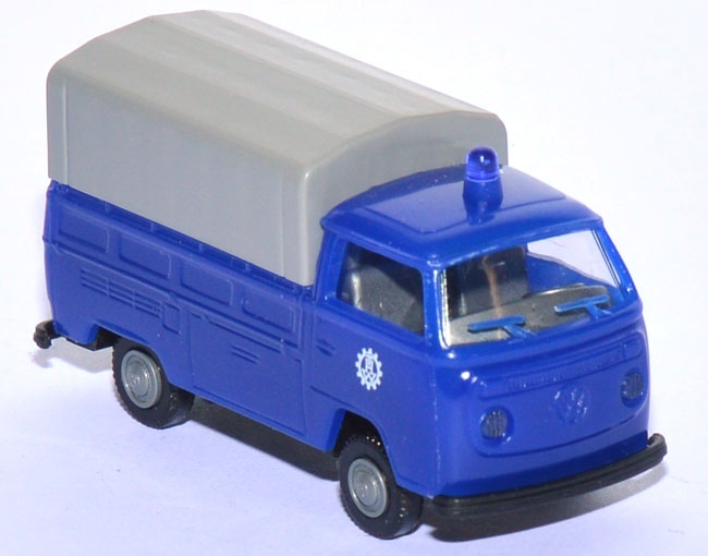 VW T2 Pritsche THW blau