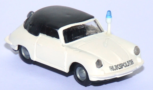 Porsche 356 Cabriolet geschlossen Polizei weiß 41613