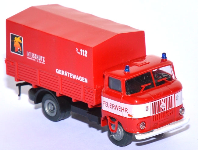 IFA W50 LKW Pritsche Gerätewagen Feuerwehr Interschutz