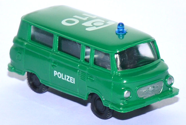 Barkas B 1000 Bus Polizei grün