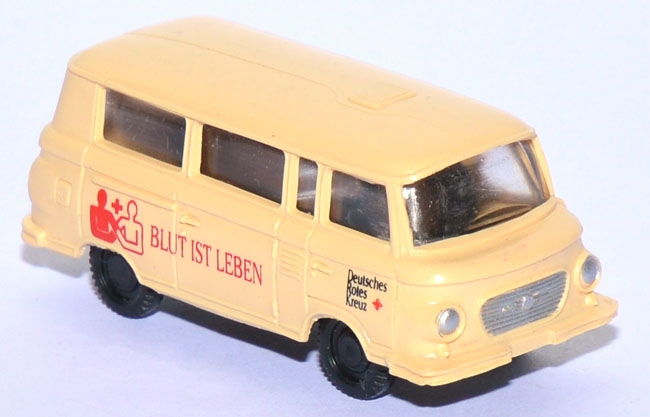 Barkas B 1000 DRK Deutsches Rotes Kreuz - Blut ist Leben