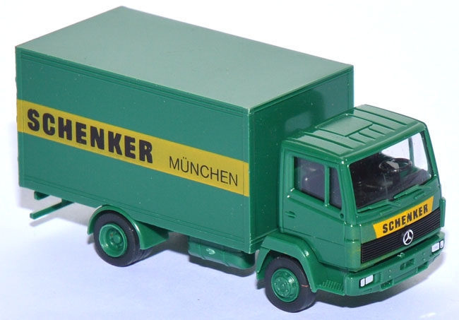 Mercedes-Benz 814 Koffer-LKW Schenker München grün