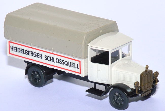 Mercedes-Benz L 5 Pritschen-Lkw Heidelberger Schlossquell weiß