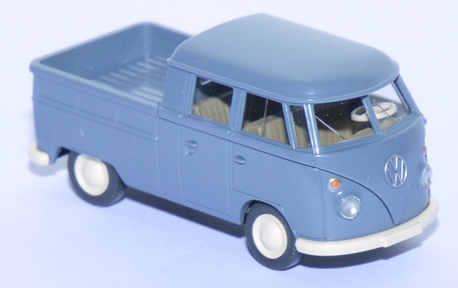 VW T1 Pritsche Doppelkabine taubenblau