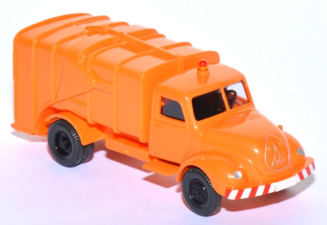 Magirus S 3500 Kommunal-​Müllwagen pastellorange