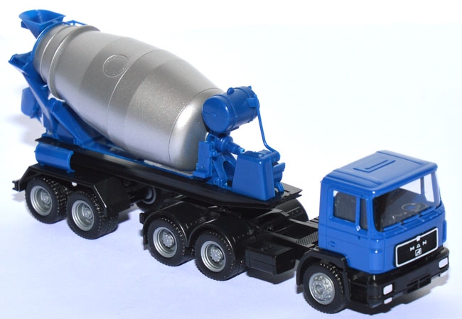 MAN F 90 Transportbetonmischer Sattelzug blau