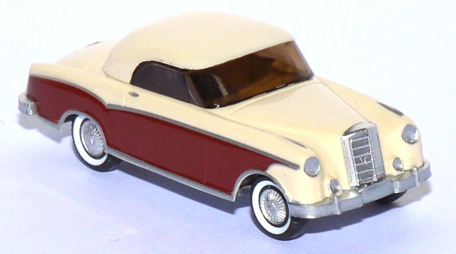 Mercedes-Benz 220 Ponton Coupé beige / rot