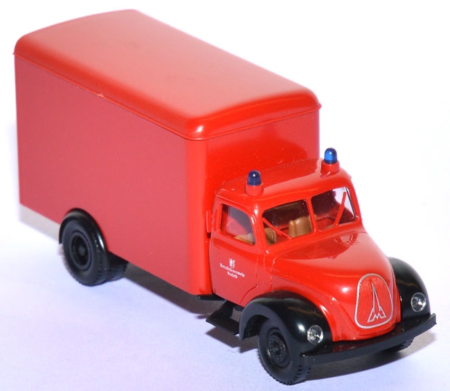 Magirus Mercur S 4500 Rundhauber Koffer-​​LKW Feuerwehr Krefeld