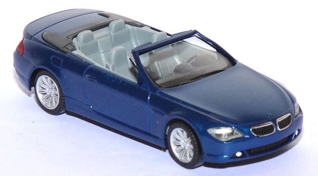 BMW 6er Cabriolet blau