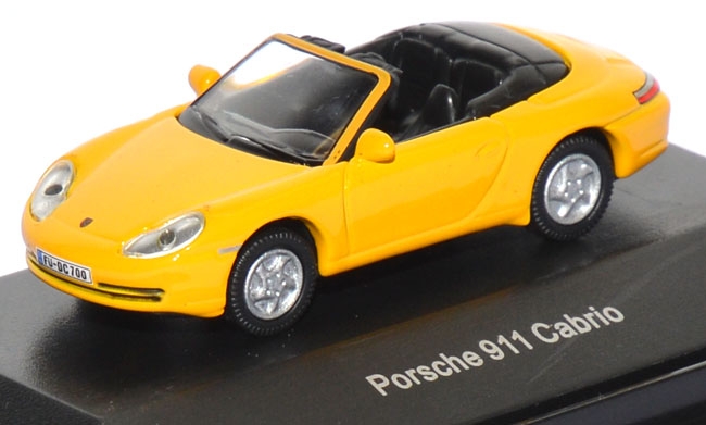 Porsche 911 (996) Cabrio offen gelb
