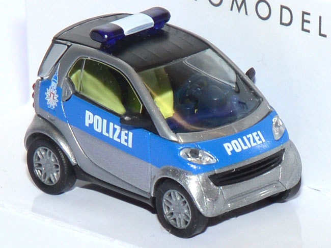 Smart City Coupé Polizei Hamburg blau 48929