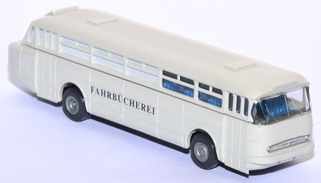 Ikarus 66 Bus Fahrbücherei grauweiß