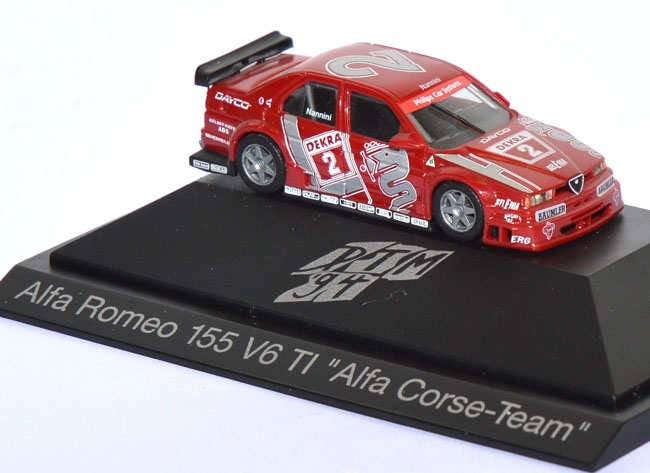 Alfa Romeo 155 V6 TI DTM 1994 Alfa Corse Nannini #2 rot