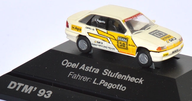 Opel Astra GSI Stufenheck - DTM 1993 - Fahrer: Luigino Pagotto # 58 weiß