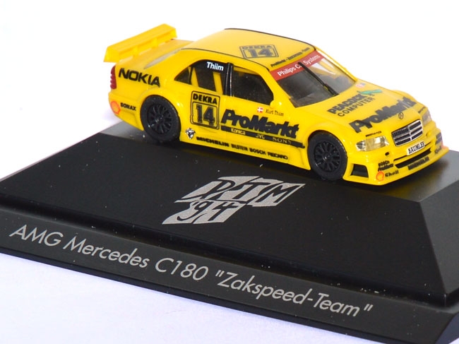 Mercedes-Benz C 180 DTM 1994 Zakspeed ProMarkt #14 Kurt Thiim gelb