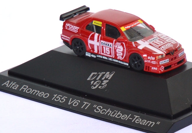 Alfa Romeo 155 V6 TI DTM 1993 Schübel-Team Francia #15 rot