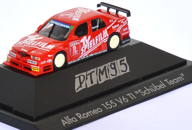 Alfa Romeo 155 V6 TI DTM 1995 Schübel TV Spielfilm Danner #11 rot