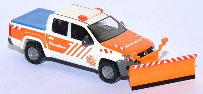 VW Amarok Pick-​up Winterdienst weiß / orange