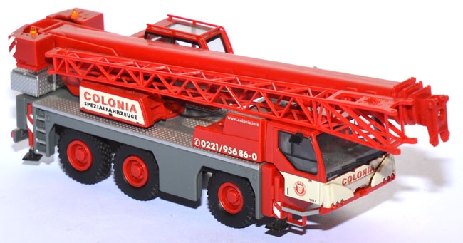 Liebherr Mobilkran LTM 1045/1 Auto-Kran Colonia Spezialfahrzeuge Köln rot