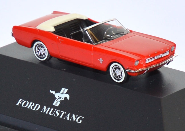 Ford Mustang Cabrio offen ´64 rot 47500