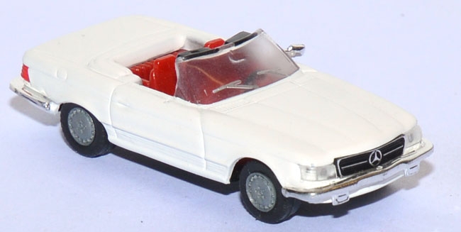 Mercedes-Benz 280 SL Cabrio offen weiß