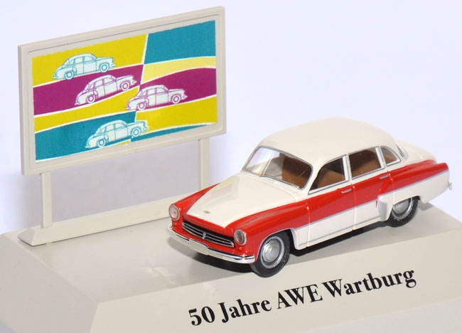 Wartburg 311 Limousine De Lux weiß / rot