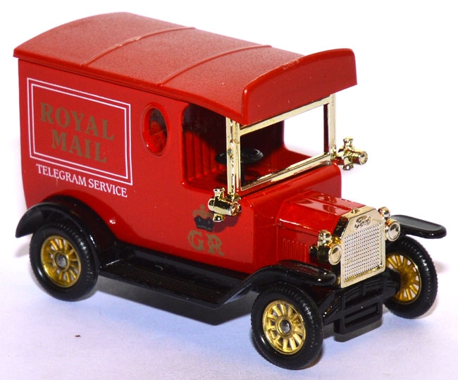 Ford Model T Van Kasten Royal Mail Telegram Service rot