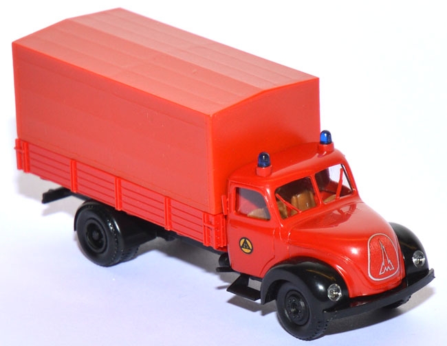 Magirus Mercur S 4500 Rundhauber Pritschen-​​LKW Feuerwehr