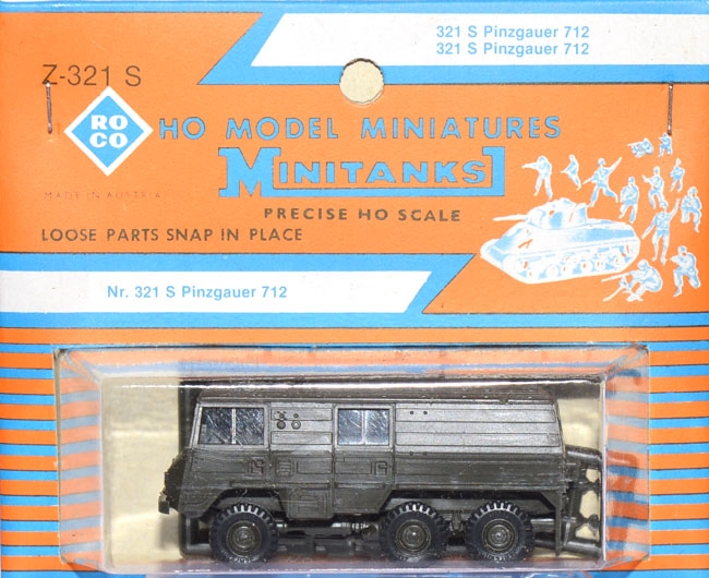 Pinzgauer 712 6x6 geschlossener Aufbau Militär